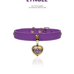 Deep Purple Crystal Dog /Cat Collar