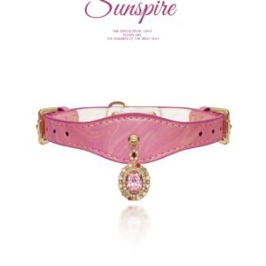 Cherry Blossom Pink Crystal Cat/Dog Collar
