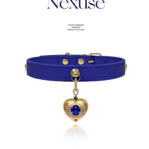 Royal Blue Crystal  cat/dog collar.