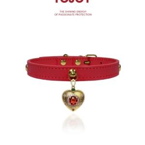 Red Gilded Cat & Dog Collar