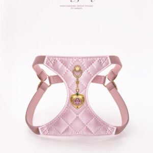 Luxury Peach Pink Jewelry Dog/Cat Harness
