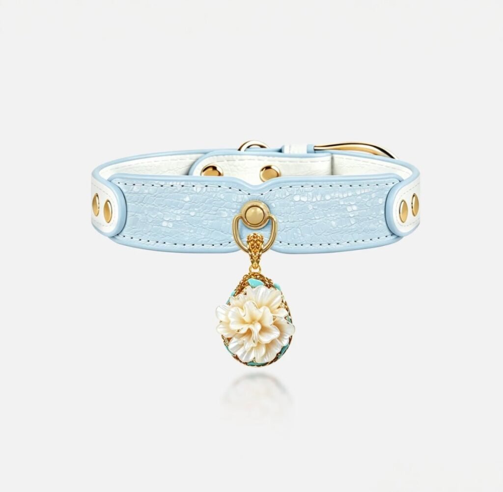 Camellia Pet Dog Collar
