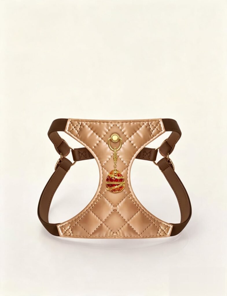 Champagne Gold Jewel Dog & Cat Harness
