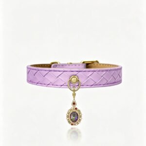Light Purple Woven Jewel Cat & Dog Collar